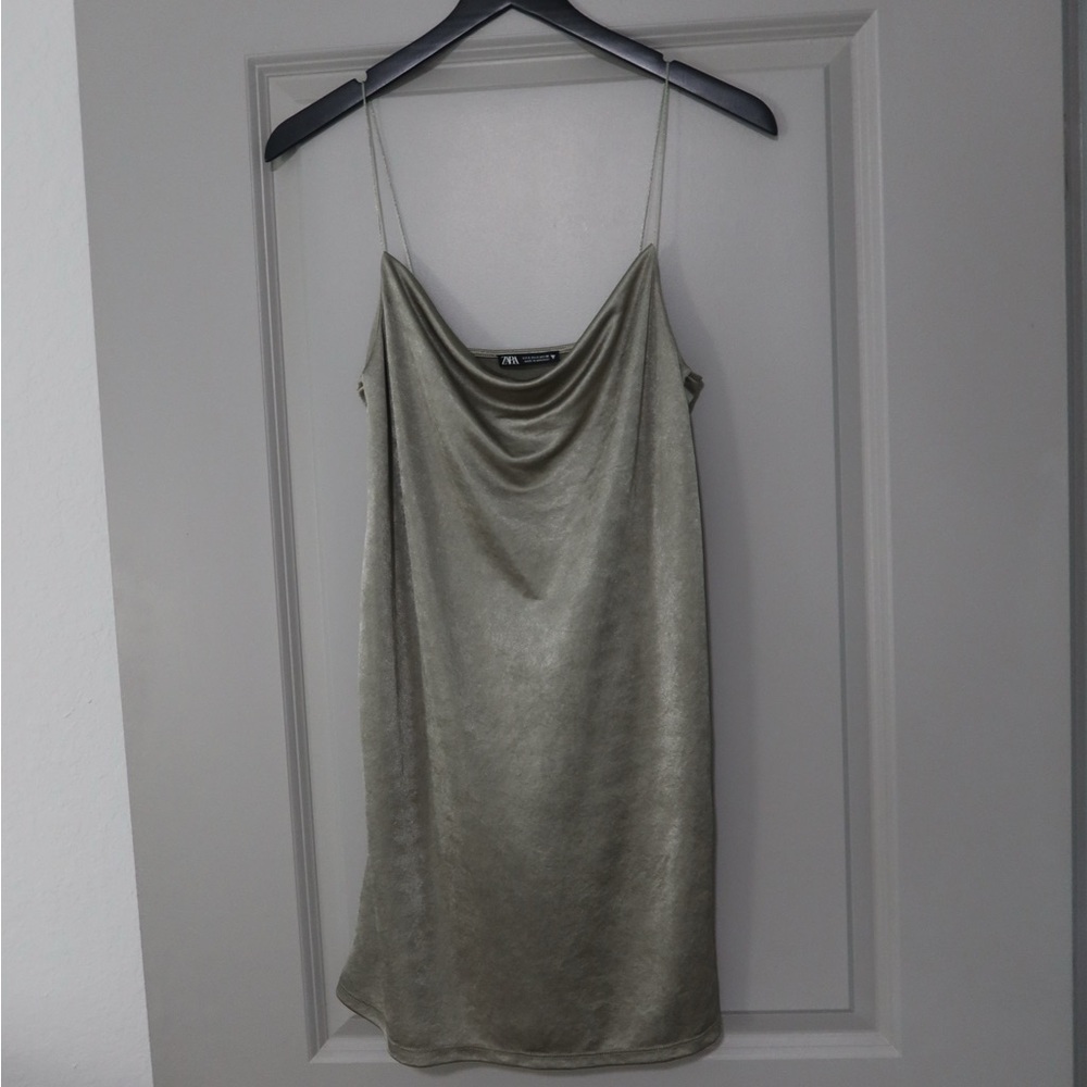 Zara Women’s Green Mini Dress
